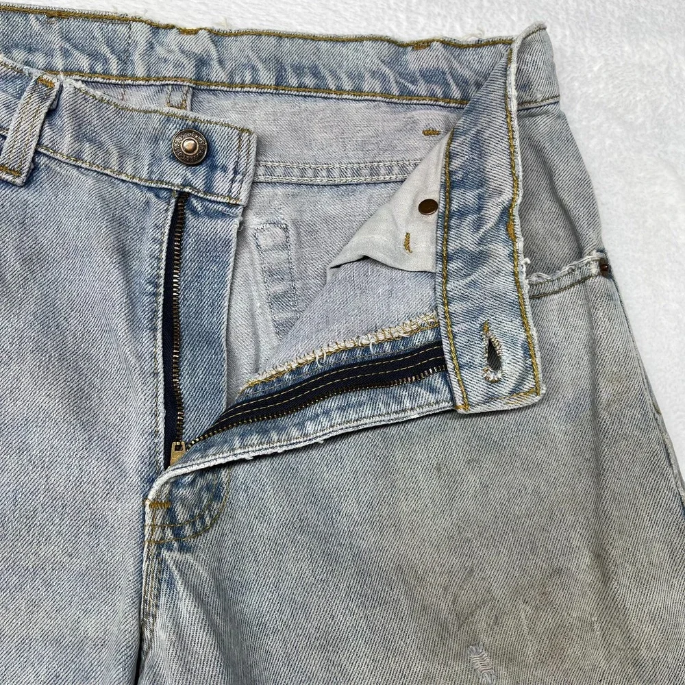 Vintage Levi's 560 Relaxed Fit Tapered Leg Jeans Mens 29X33.5 Blue Denim - Flaws